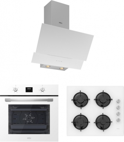 Esty Beyaz Ankastre Set ACO5700E6W01 + AEF6603W02 + 3480