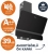 Ferre Merio Siyah Ankastre Set ED075 + QEP63CS + D080-SA