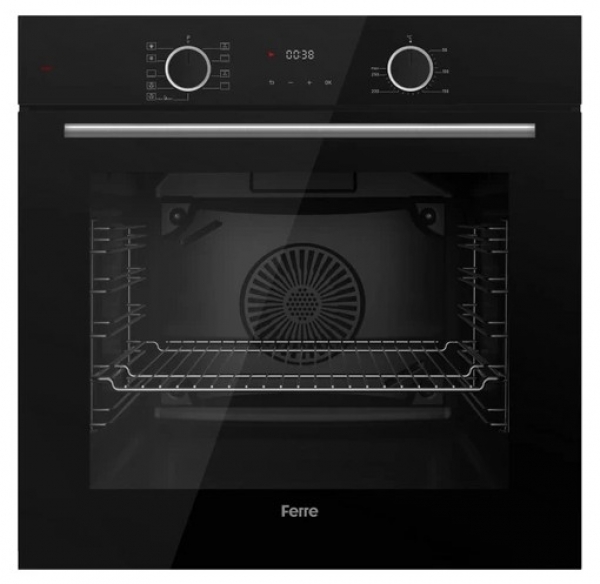 Ferre Trivona Siyah Ankastre Set MS263 + XE63CS + D080-SA