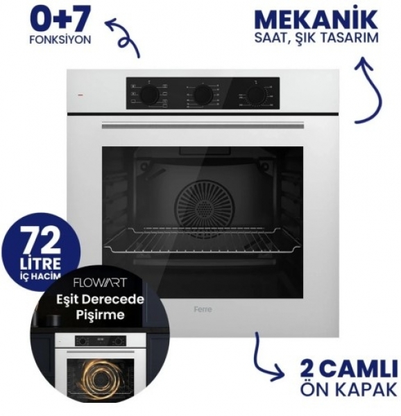 Ferre Luzia Ankastre Set SC406 WFA + QBL62CB + D081-SA
