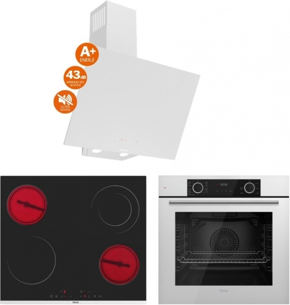 Ferre Elistro Ankastre Set MS263 + XE63CB + D078-SA