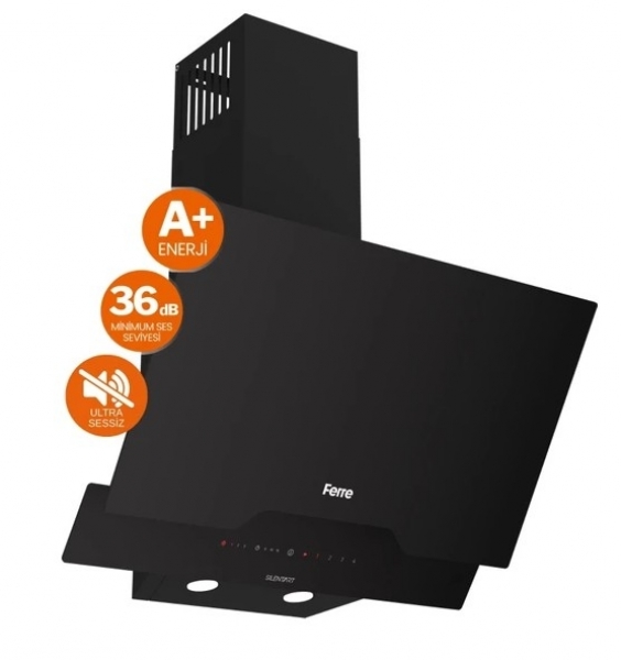 Ferre Solivra Siyah Ankastre Set MS263 + QEP63CS + D063-SA