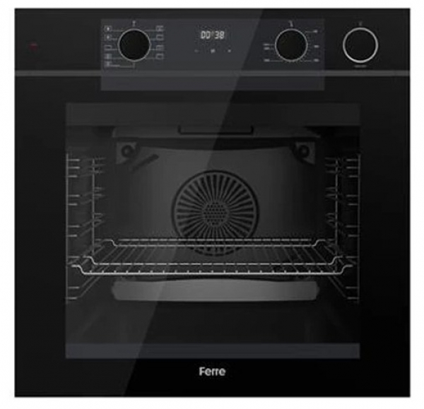 Ferre Steam Plus Siyah Ankastre Set SS205 + QEP64CS + D063-SA