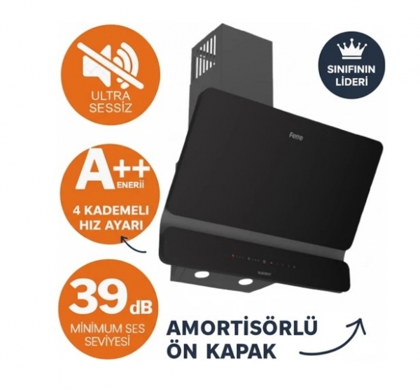 Ferre Reel Siyah Ankastre Set SC405-WFA + QBL62CS + D080-SA