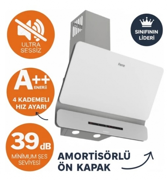 Ferre Lesto Beyaz Ankastre Set LN386 + QBL62CB + D081-SA