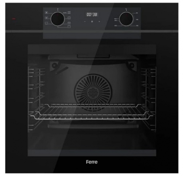 Ferre Casto Siyah Ankastre Set ED075 + QEP63CS + D086