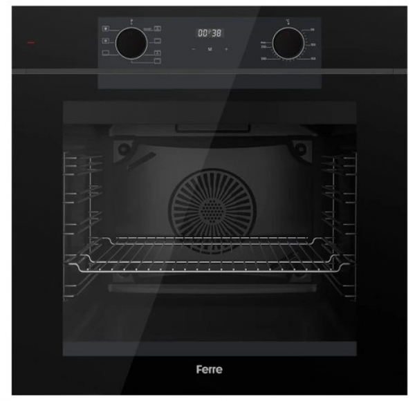 Ferre Vitrona Siyah Ankastre Set MS263 + QEP63CS + D077-SA