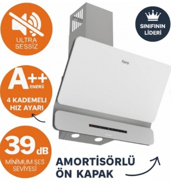 Ferre Bella Beyaz Ankastre Set EL066 + QBL62CB + D081-SA