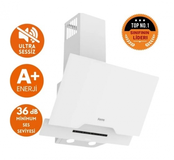 Ferre Senso Beyaz Ankastre Set ED076 + QBL62CB + D064-SA
