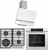 Ferre Flowart NT Beyaz Ankastre Set NT 026 + QBL62CB + D081