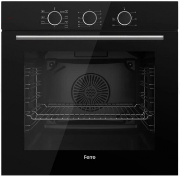 Ferre Jema Siyah Ankastre Set ED075 + QXE62CS + D063-SA