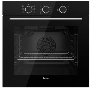 Ferre Lero Siyah Ankastre Set SS205 + QXE62CS + D080-SA