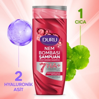 Duru Nem Bombası Dökülme Karşıtı ve Güçlü Uzama 400 ml Şampuan