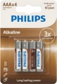 Philips Alkaline AAA 4'lü resim
