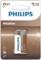 Philips Alkaline 9V resim