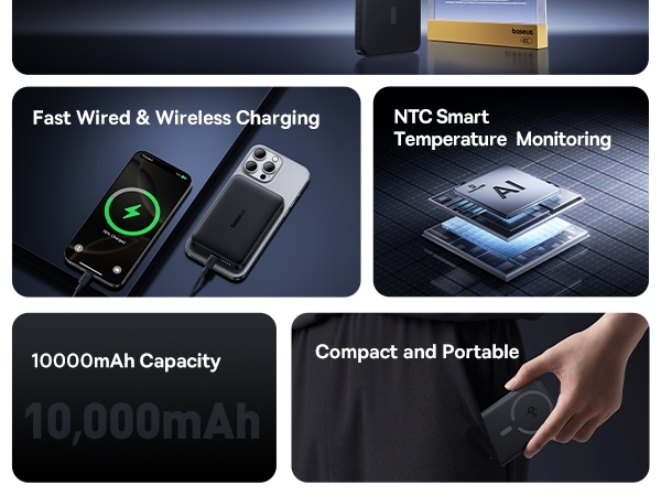 Baseus EnerFill FM12 10000 mAh Powerbank
