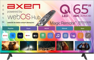 Axen AX65QUMLN-W02M Ultra HD (4K) TV