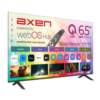 Axen AX65QUMLN-W02M Ultra HD (4K) TV