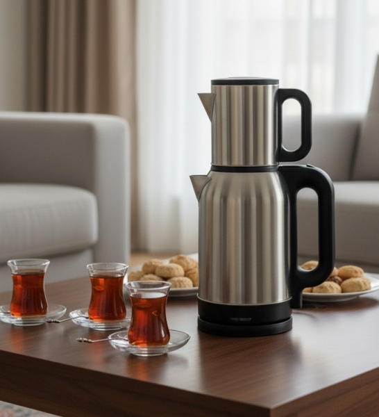 Evona Steeltea Premium 2 in 1 Çay Makinesi