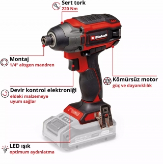 Einhell TP-CI 18/220 Li BL Solo Akülü Vidalama