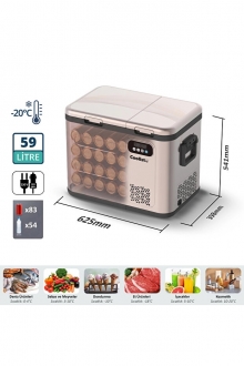 Coolist CLK60D 59 LT Oto Buzdolabı