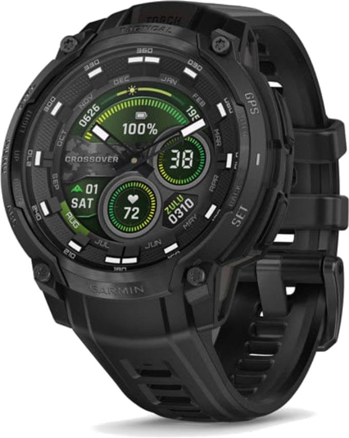 Garmin Instinct Crossover AMOLED Tactical Aktivite Saati