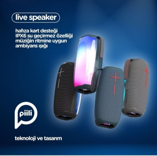 Piili Live Bluetooth Hoparlör