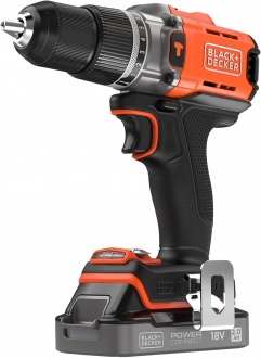 Black+Decker BCD383D1XK-QW Akülü Matkap