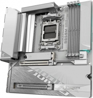 Gigabyte B850M Aorus Stealth Ice AM5 (LGA 1718) Soket Anakart