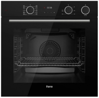 Ferre Reo Siyah Ankastre Set SS205 + XE64CS + D086-SA