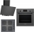 Bosch Gri Set 312 Ankastre Set POP6C9P31O + HBF512BH1T + DWK64PJ70T
