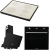 AFM Tech ve Ferre Siyah Ankastre Set FC-076 + FM 7700 + D080-SA