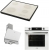 AFM Tech ve Ferre Beyaz Ankastre Set FC-076 + FM 7701 + D081-SA