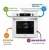 AFM Tech ve Ferre Beyaz Ankastre Set FC-076 + FM 7701 + D087-SA