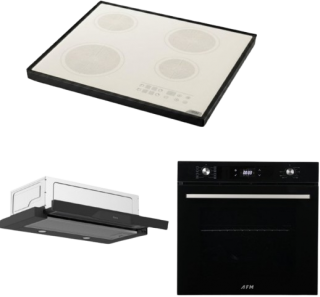 AFM Tech Ve Ferre Vitro Ankastre Set FC-076 + FM7701 + D037
