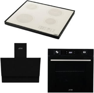 AFM Tech Siyah Ankastre Set FC-076 + FM 7700 + FM3400