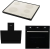 AFM Tech Siyah Ankastre Set FC-076 + FM 7700 + FM3400