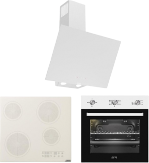 AFM Tech ve Ferre Beyaz Ankastre Set V6-05 + FM7301 + D078-SA