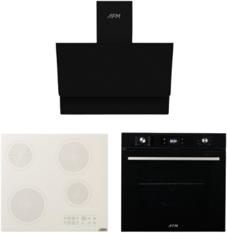 AFM Tech Emora Siyah Ankastre Set V6-05 + FM 7700 + FM3400