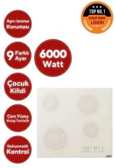 AFM Tech Ve Ferre Cata Siyah Ankastre Set V6-05 + FM 7700 + D086-SA