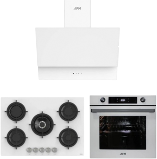 AFM Tech Ve Ferre Mivoe Beyaz Ankastre Set RS036 + FM7701 + FM3401