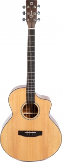 Strauss SAC-JF-N EQ Elektro Akustik Gitar
