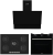 AFM Tech Riero Siyah Ankastre Set RS035 + FM 7700 + FM3400