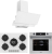 AFM Tech ve Ferre Livao Beyaz Ankastre Set RS036 + FM7701 + FM3301