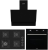AFM Tech ve Ferre Venüs Siyah Ankastre Set SC405-WFA + FM 7700 + FM3400