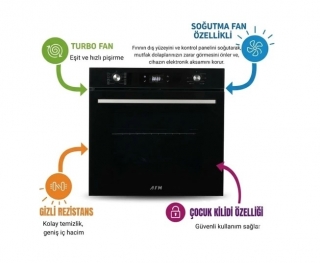 AFM Tech ve Ferre Ankastre Set MS263 + FM 7700 + D063-SA