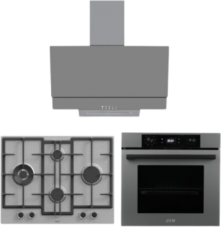 AFM Tech ve Ferre Grive Gri Ankastre Set ED071 + FM7710 + 3407