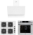 AFM Tech ve Ferre Sarwi Beyaz Ankastre Set SC206-FA + FM7701 + FM3401
