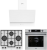 AFM Tech ve Ferre Formw Beyaz Ankastre Set LN386 + FM7701 + FM3401