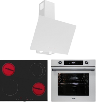 AFM Tech ve Ferre Reew Beyaz Ankastre Set MS263 + FM 7701 + D078-SA